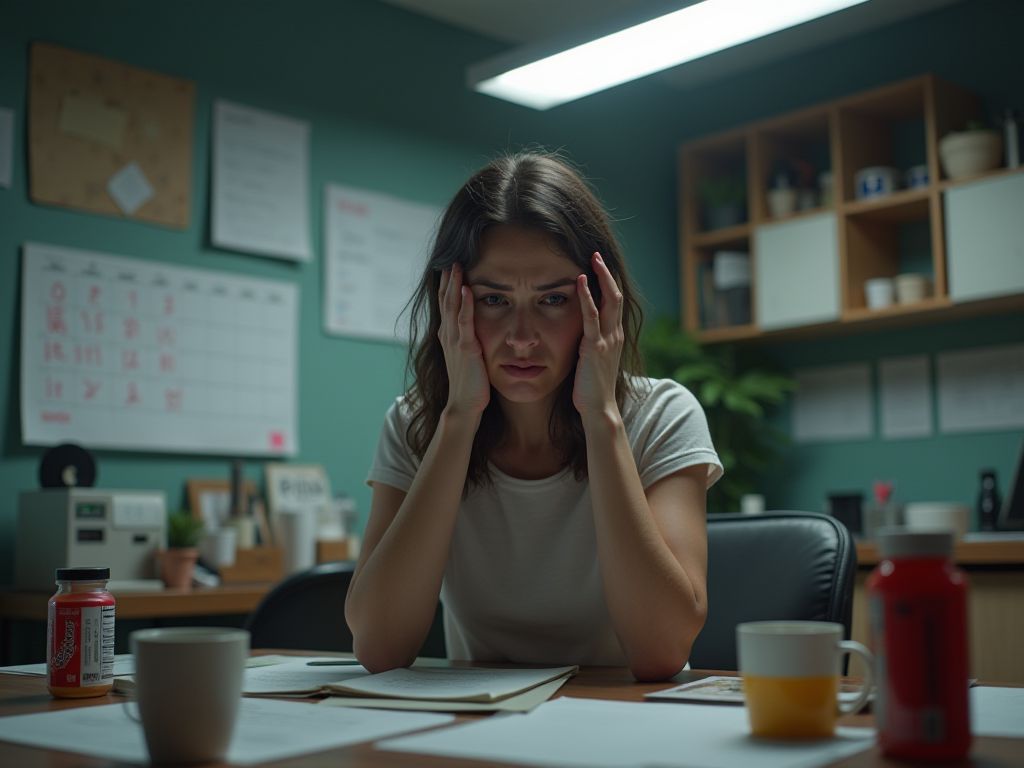 Segnali Premonitori Causati Da Sbalzi D'Umore Ormonali E Dall'assunzione Eccessiva Di Caffeina