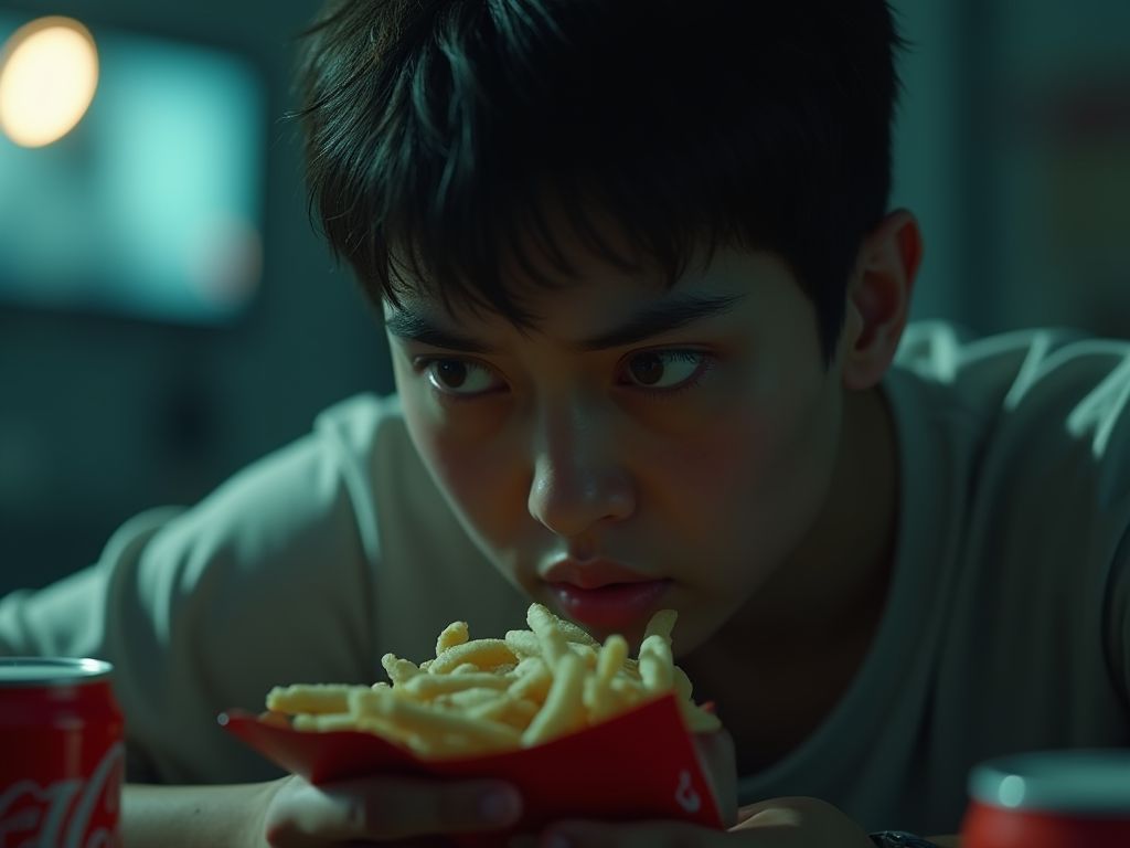 Segnali D'Allarme Precoci Causati Dalla Dipendenza Dalla Nicotina E Dalla Concentrazione E Dalla Dipendenza Da Alimenti Trasformati