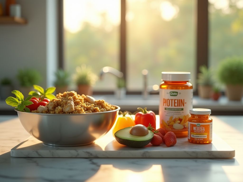 Preparazione Di Pasti Sani: Stack Di Integratori