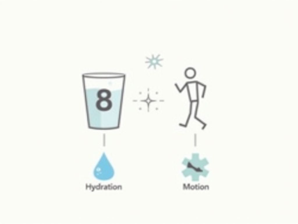 Sfida: Bevi 8 Bicchieri D'Acqua, Cammina...